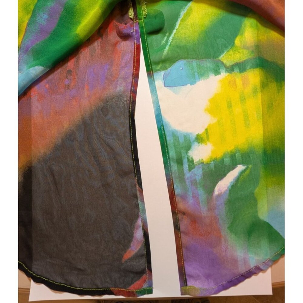 Clara Sunwoo 2 piece Tunic and Tank Top Set Large Art to Wear Lagenlook Artsy - Picture 11 of 13